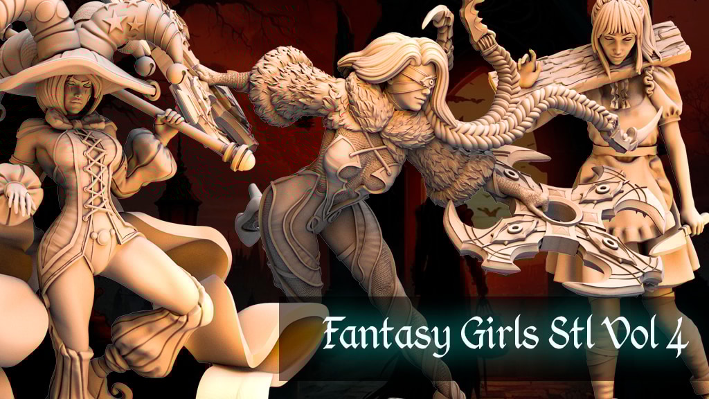 Fantasy Girls Stl Vol 4