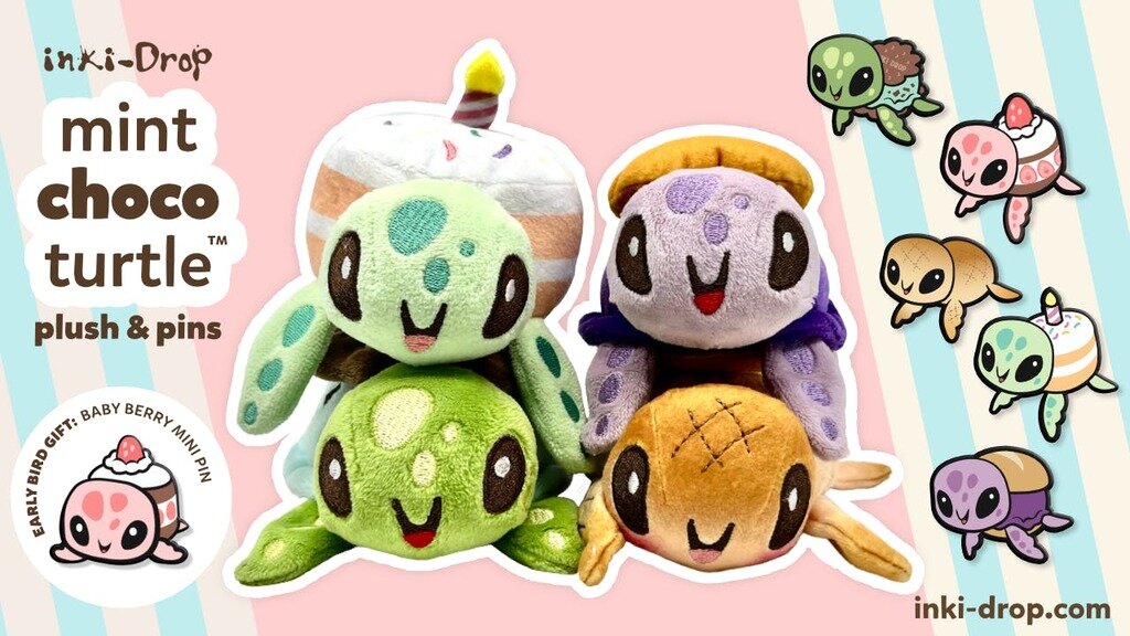 Mint Chocoturtle & Pals Plush