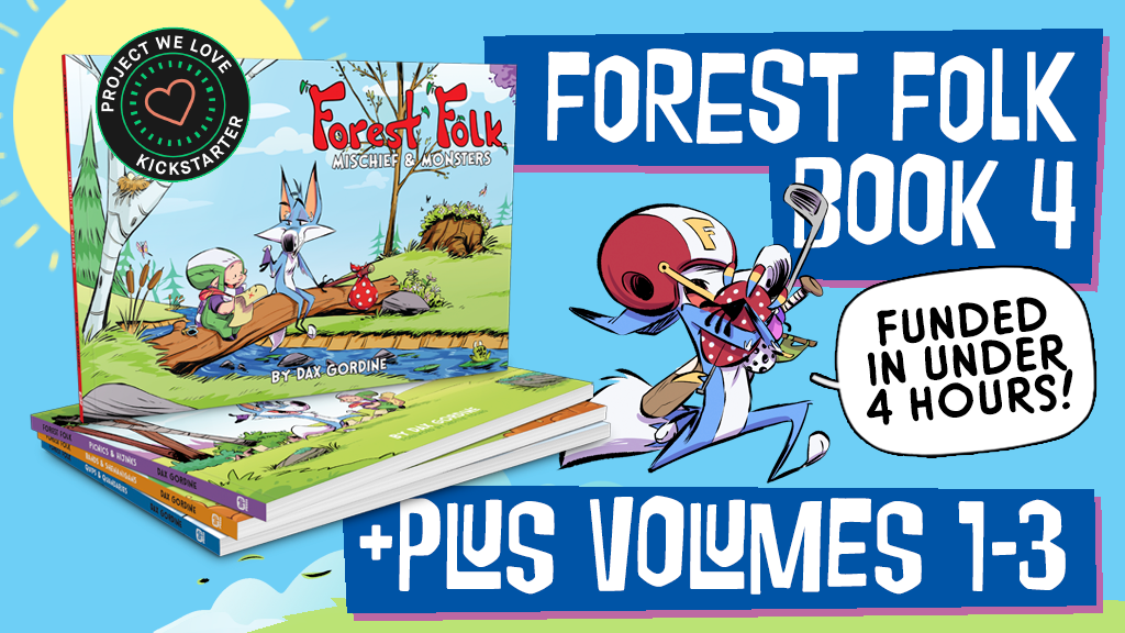 Forest Folk Vol. 4 + books 1–3 of All-Ages Comics Adventure