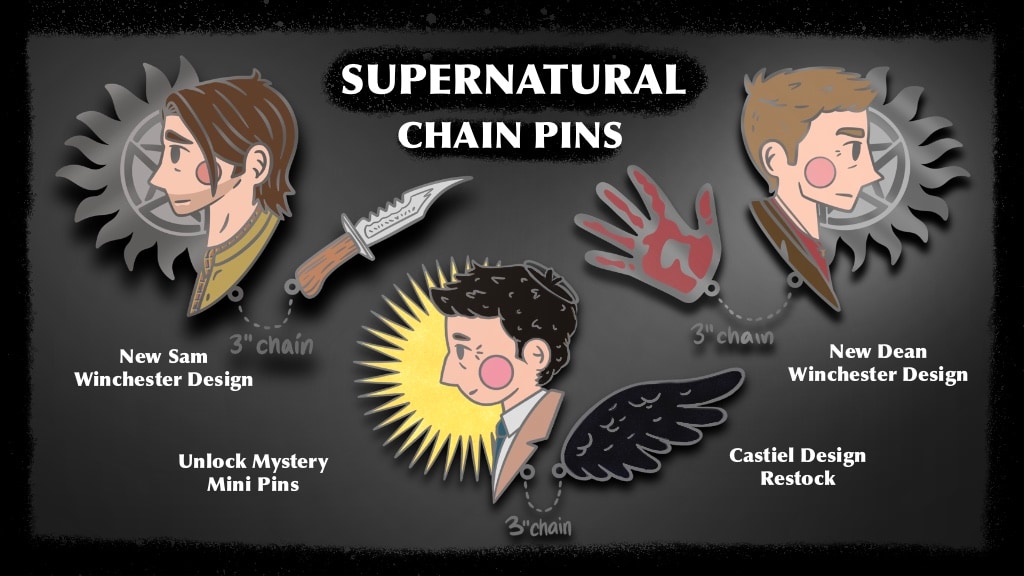 Supernatural Chain Pins