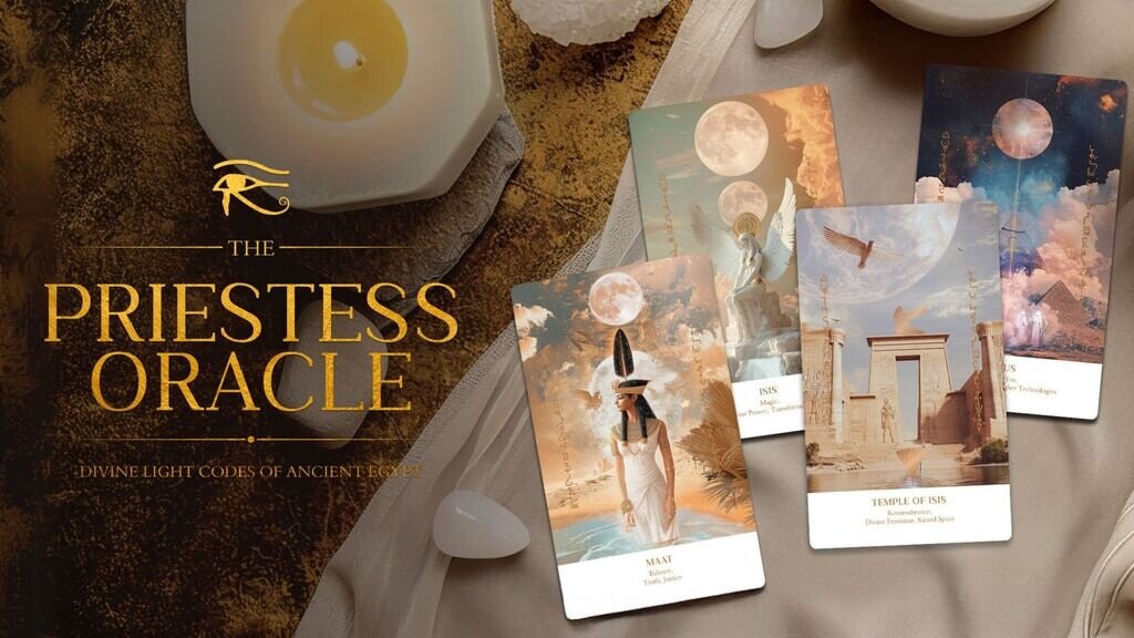 Priestess Oracle Deck: Divine Light Codes of Ancient Egypt