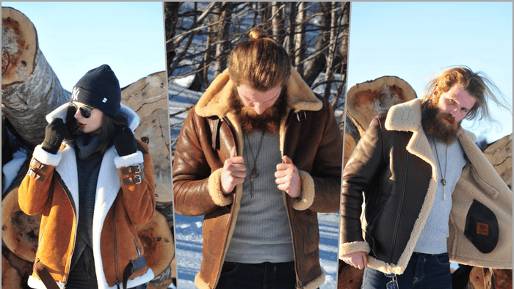 RARE DEAL! Warm & Stylish Heirloom Quality Shearling Jackets