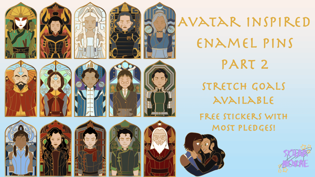 Avatar Inspired Enamel Pins Part 2