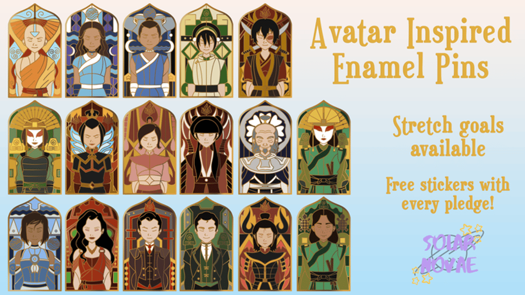 Avatar Inspired Enamel Pins