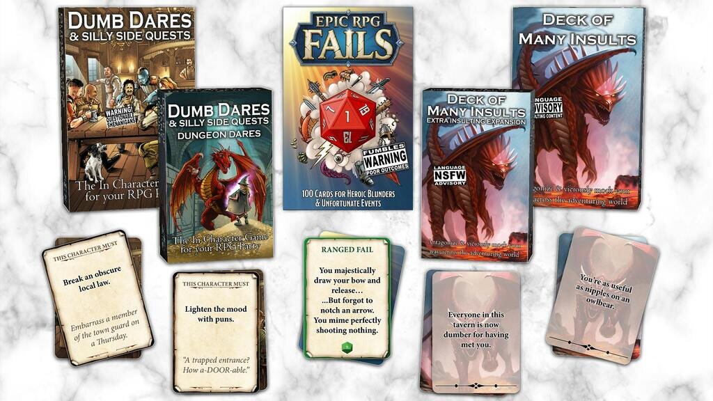 Epic RPG Fails, Extra Insulting Insults & Even Dumber Dares!