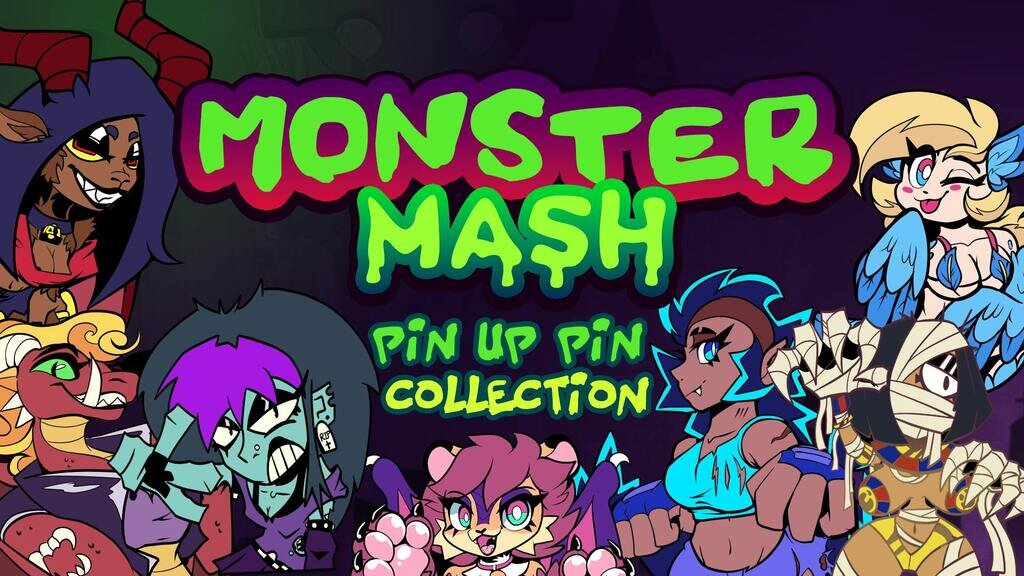 Monster Mash - Pin Up Pins