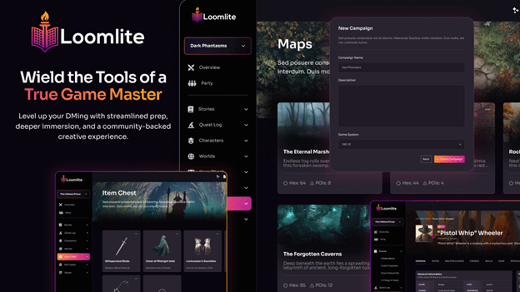 Loomlite: A modern campaign management app