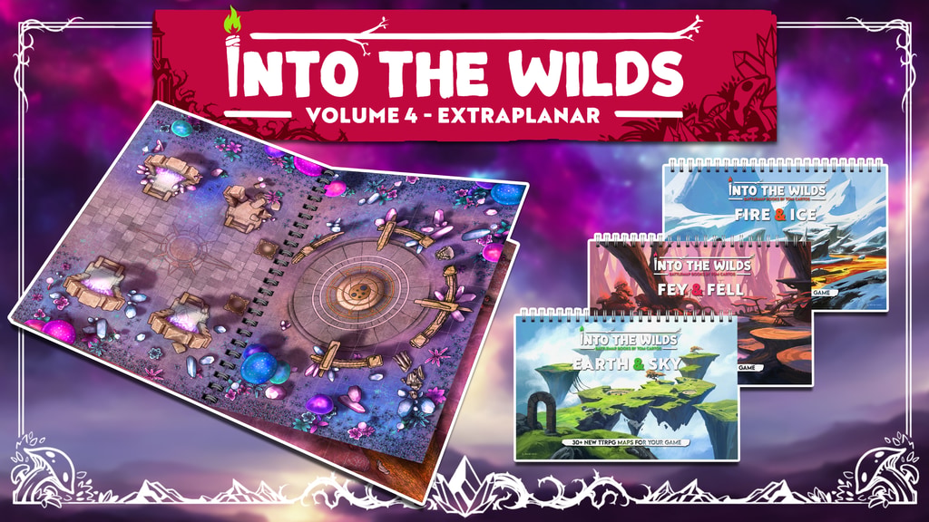 Into the Wilds Battlemap Books Volume 4: Extraplanar