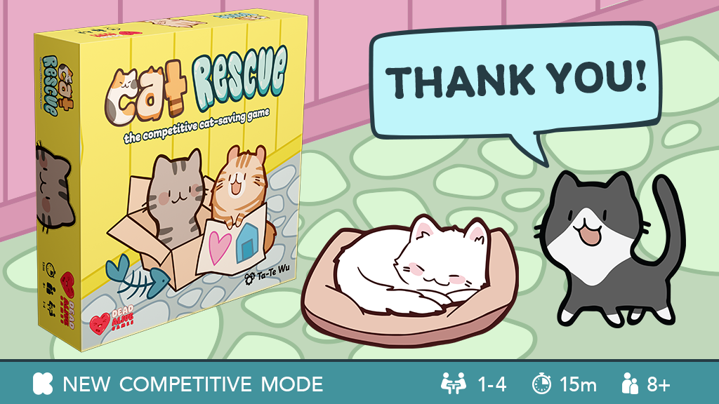 Cat Rescue 2nd Edition - The Competitive Cat-Saving Game!