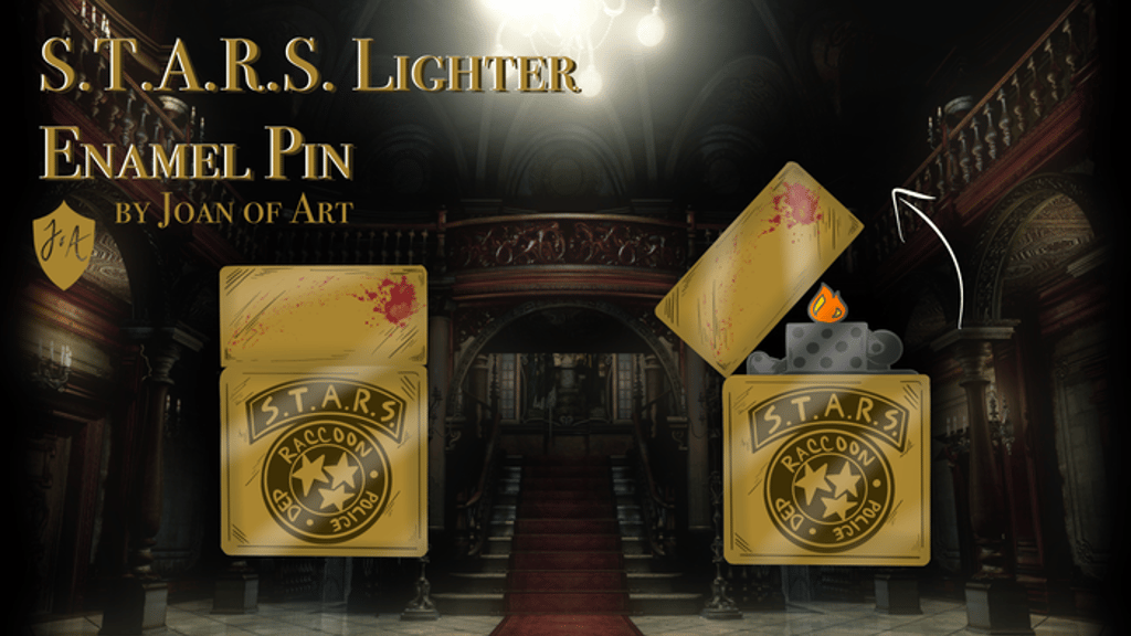RESIDENT EVIL: STARS Lighter Enamel Pin