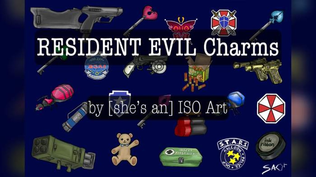 RESIDENT EVIL Charms