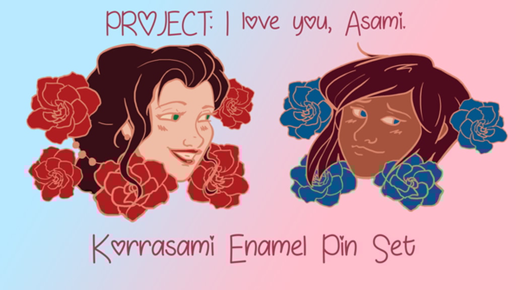 Korrasami Enamel Pin Set