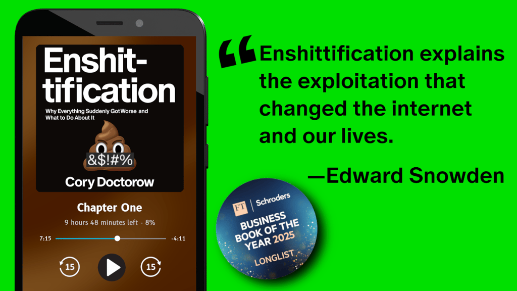 Enshittification: the DRM-free audiobook