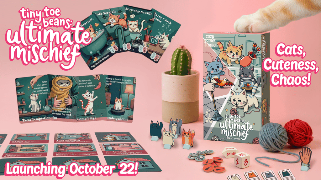 Tiny Toe Beans: Ultimate Mischief - A Cat Antics Boardgame