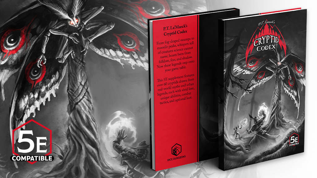 P.T. Lamark’s Cryptid Codex: A Bestiary for 5e