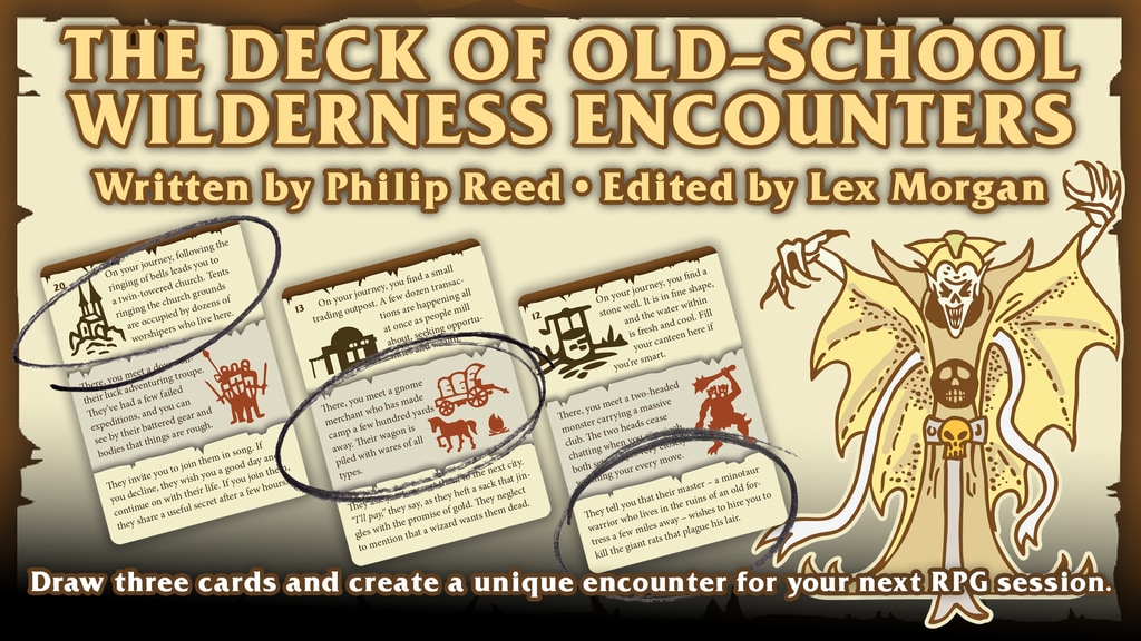 The Deck of Old-School Wilderness Encounters