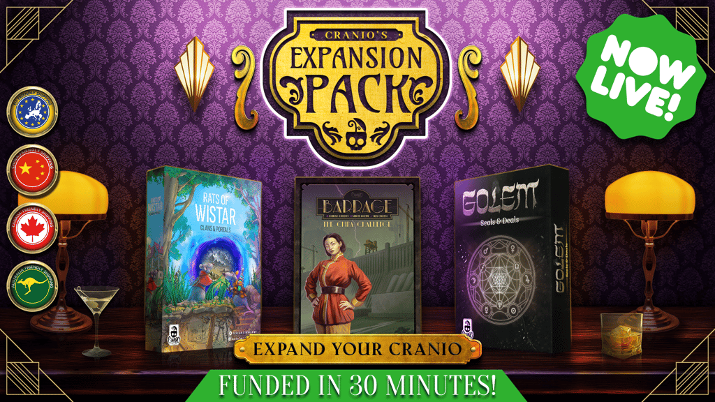 Project Updates for Cranio's Expansion Pack on BackerKit Page 1