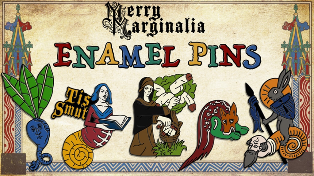 Merry Marginalia: Enamel Badges