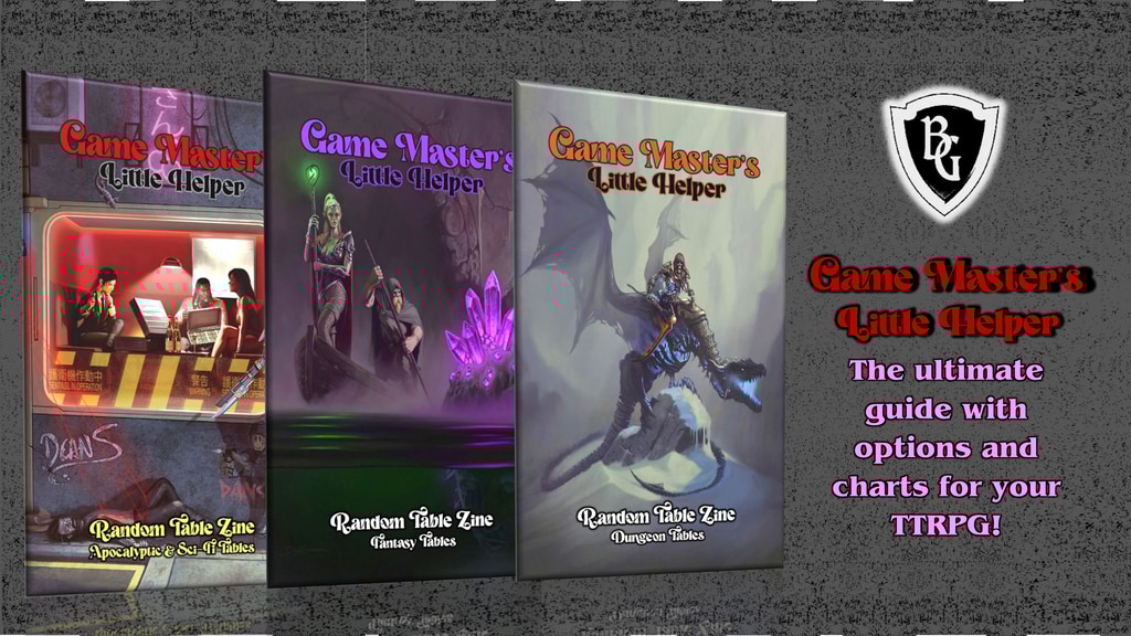 Game Master's Little Helper - Random Tables for your TTRPG