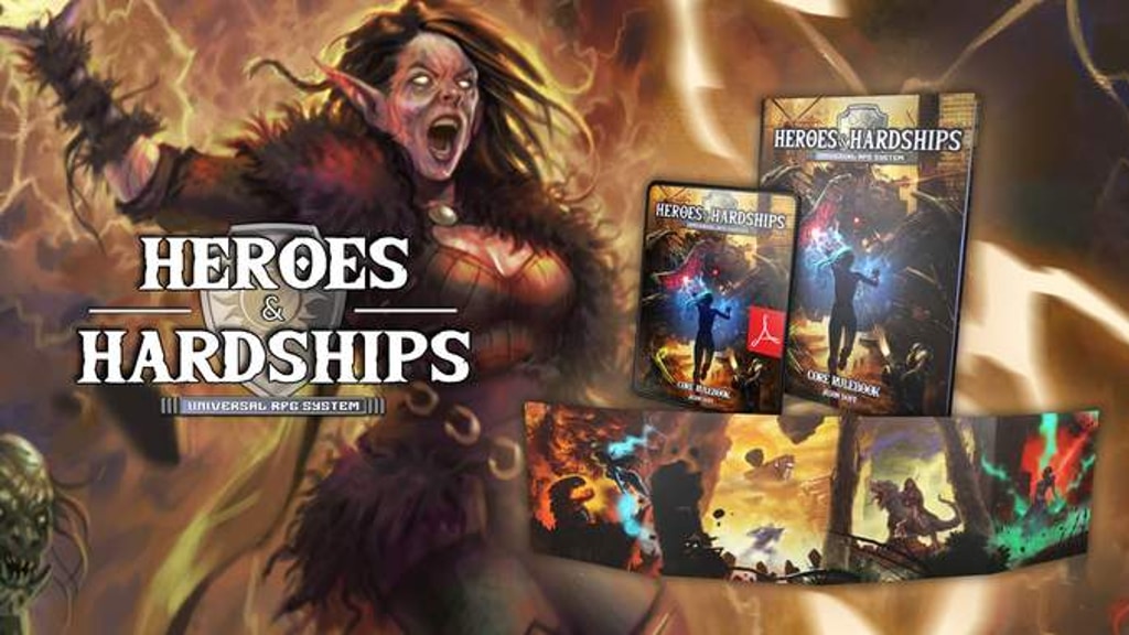Heroes & Hardships Core Rulebook, GM's Screen & Foundry VTT