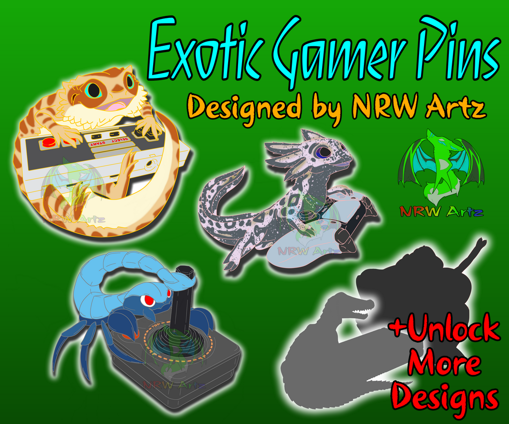 Exotic Gamer Mega Pins