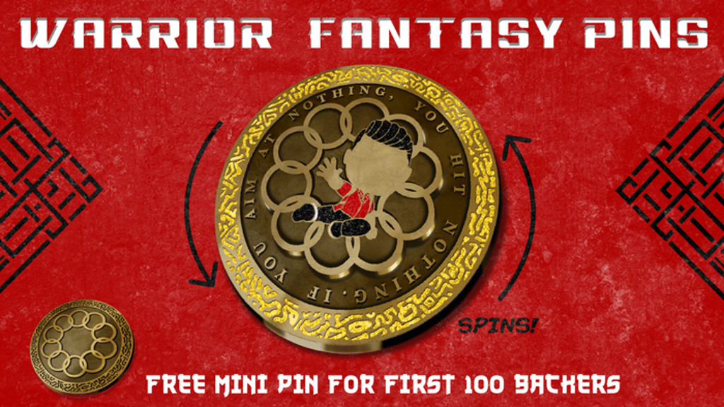 Fantasy ten rings heroes spinning Hard enamel Pin