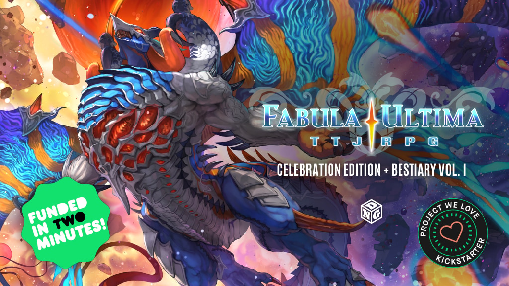Fabula Ultima TTJRPG Celebration Edition + Bestiary Vol. I