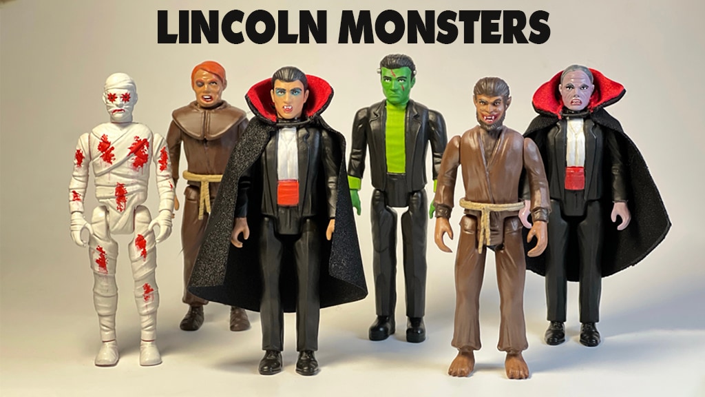 Lincoln Mini-Monsters 3.75" Action Figures