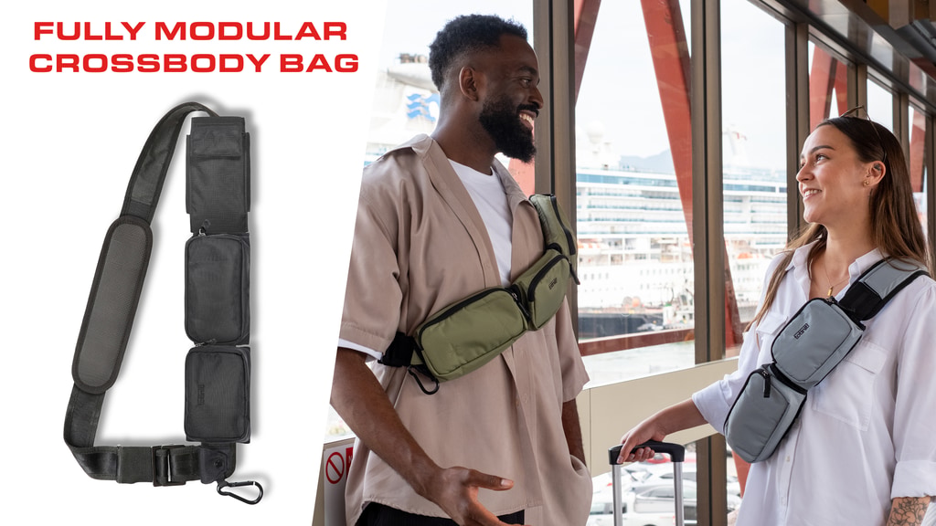 Passport Pro MOD2 | Fully Modular Minimalstic Crossbody Bag