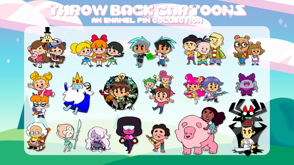 Throwback Cartoons - An Enamel Pin Collection