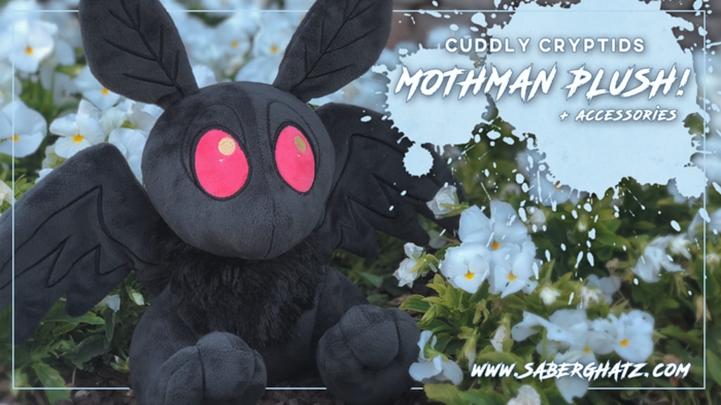 Cuddly Cryptids: Mothman Plush