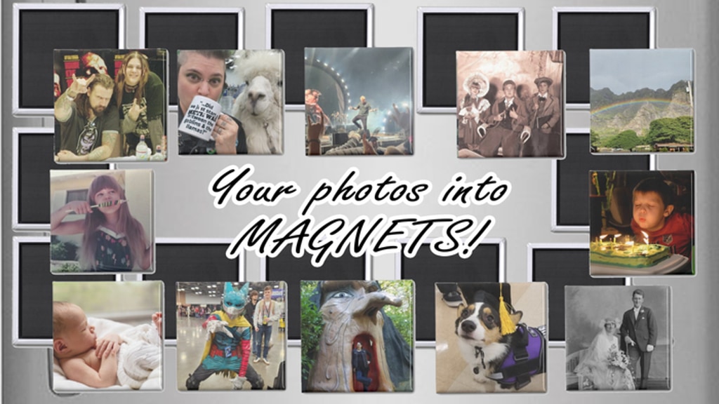 Your photos as magnets and stickers!