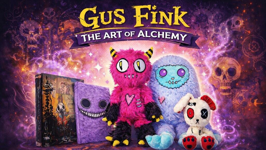 Gus Fink: Artbook & Designer Plushie Campaign