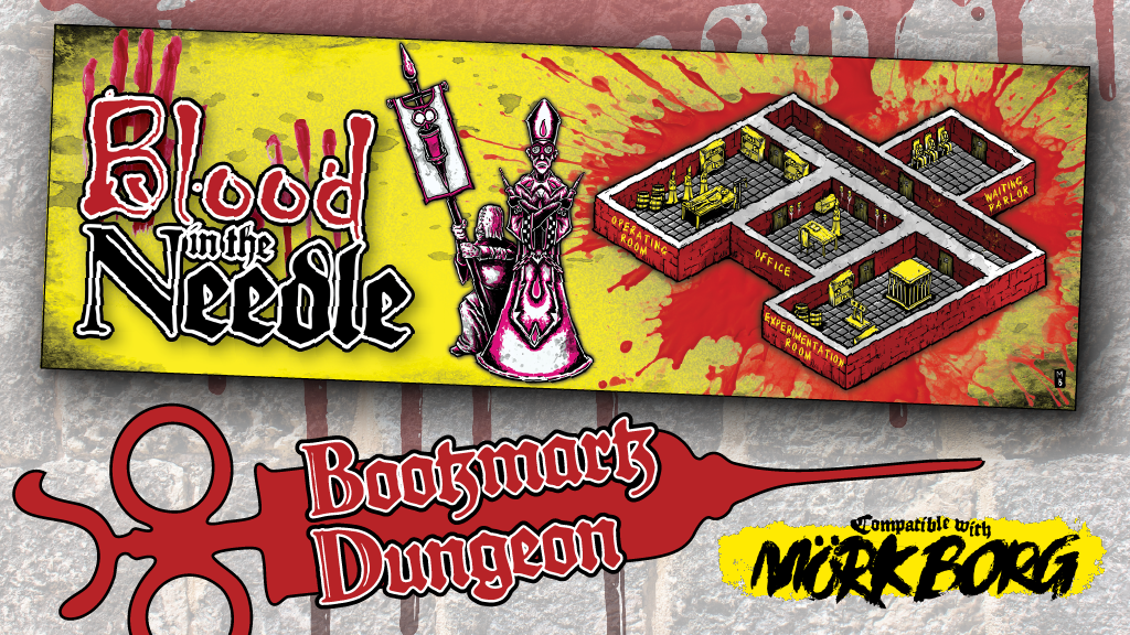 Blood in the Needle - A Bookmark Dungeon for Mork Borg