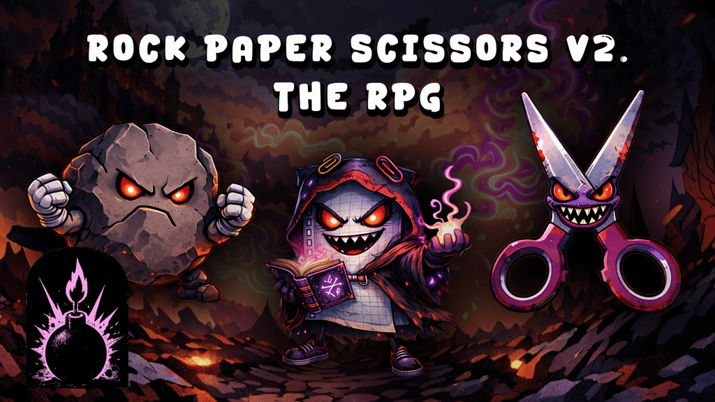 Rock, Paper, Scissors V2 - An RPG Like Adventure
