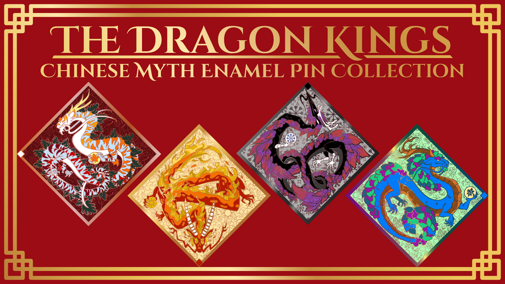 The Dragon Kings: A Enamel Pin Collection