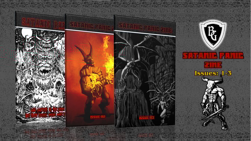 Satanic Panic Zine - Issues #1-3