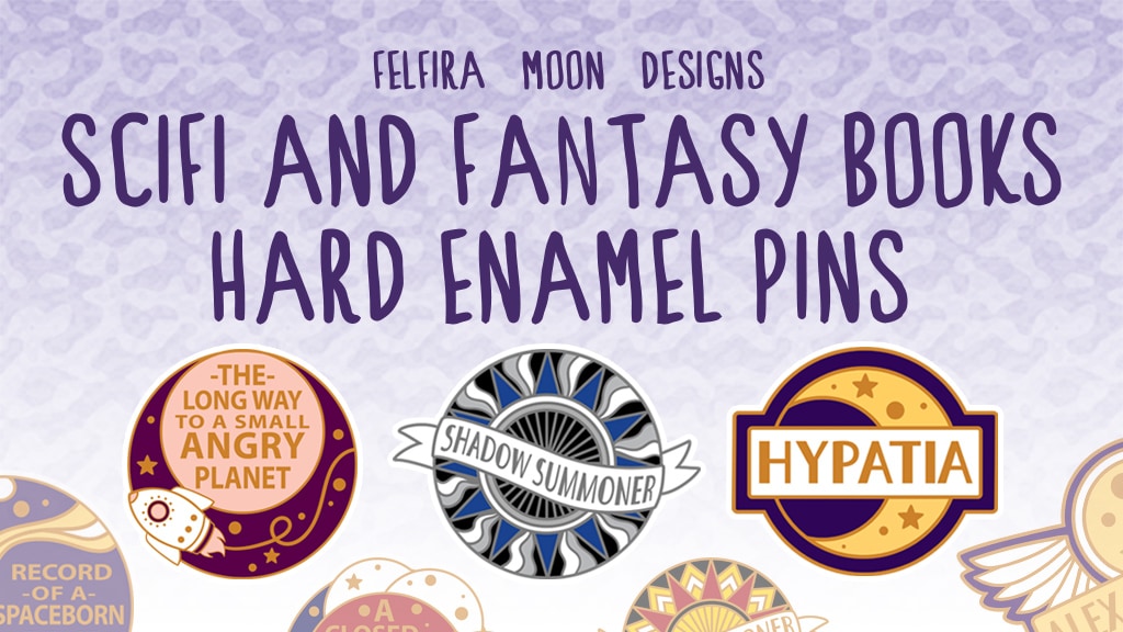 Scf-Fi & Fantasy Books Hard Enamel Pins