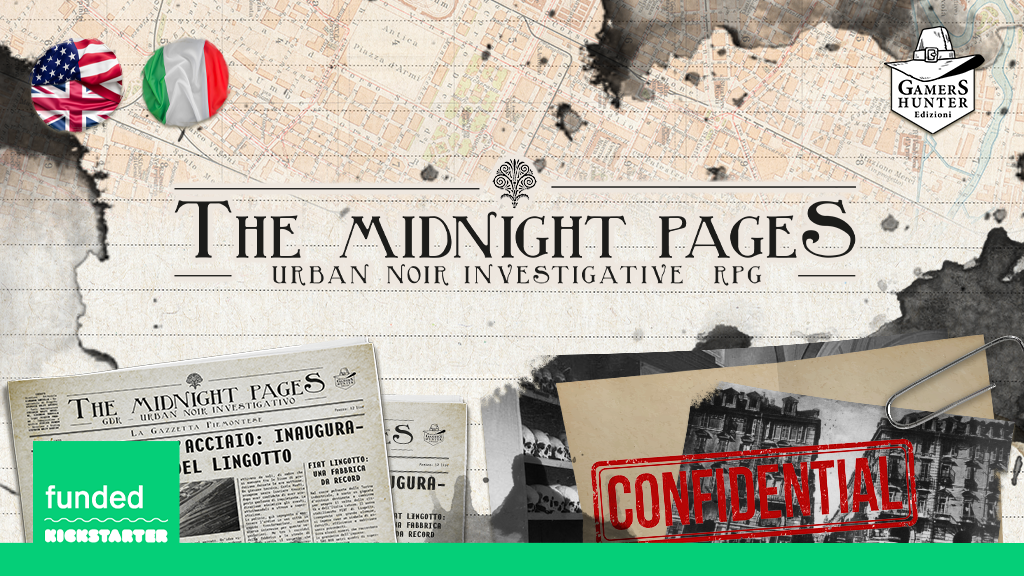 The Midnight Pages - Urban Noir Investigative RPG