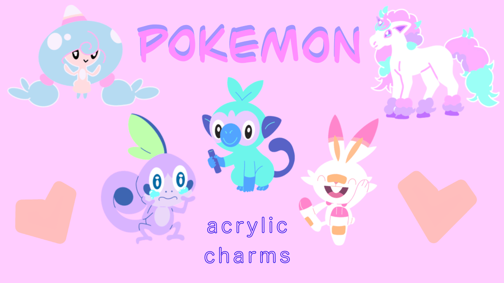 Pokemon Acrylic Charms!