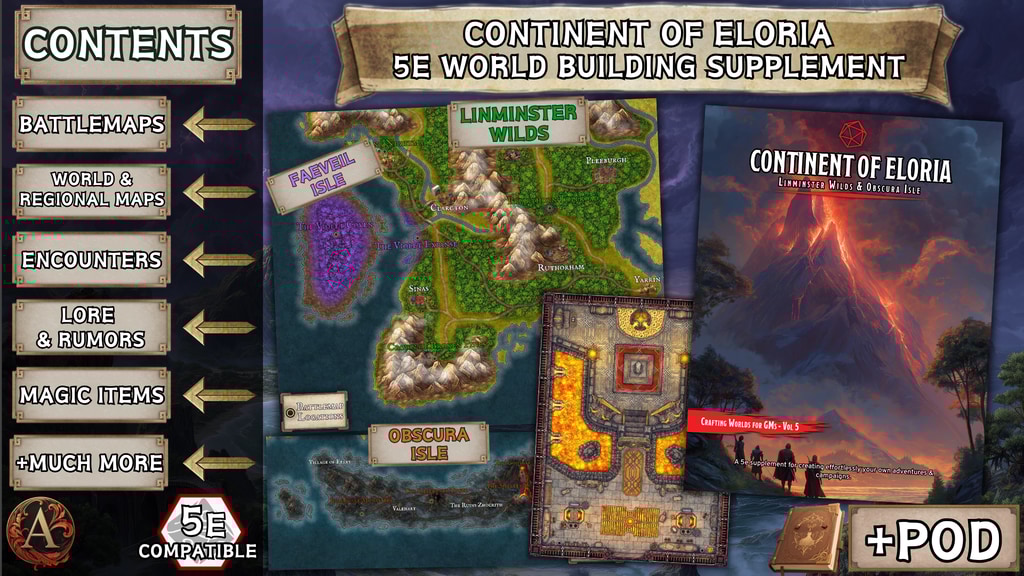 Crafting Worlds for GMs - Vol 5 for D&D 5E