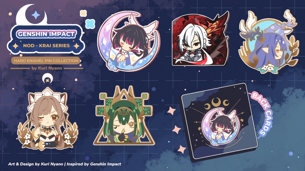 Genshin Impact Enamel Pin - Nod Krai Series