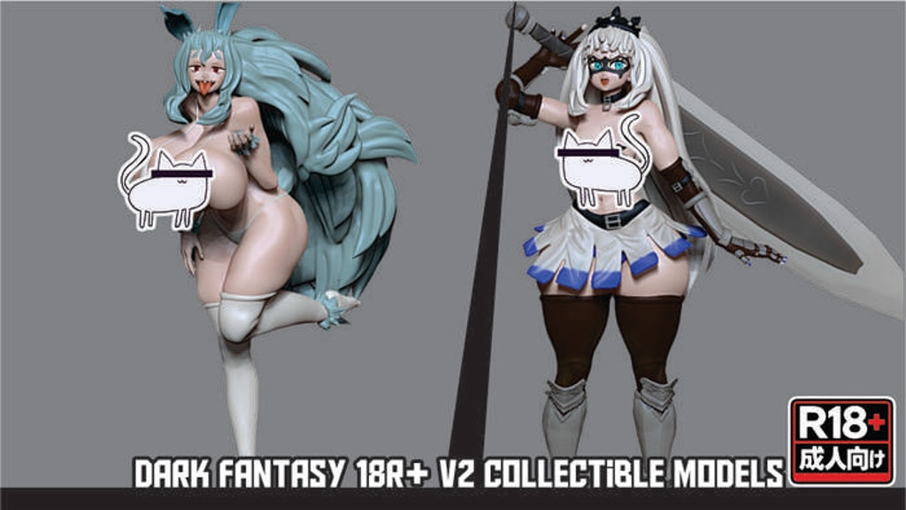 Dark Fantasy 18R+ Collectible Models V2