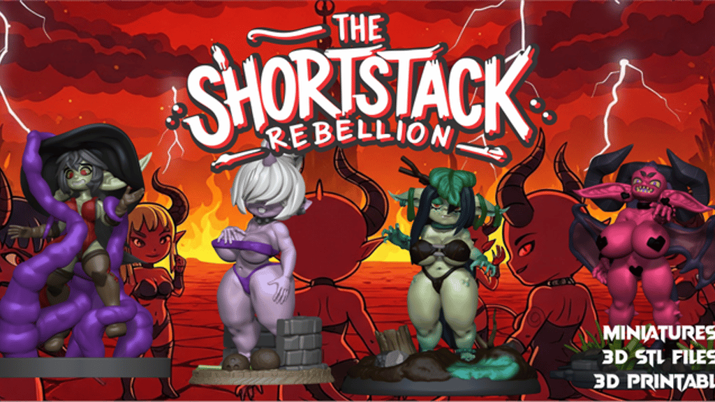The Shortstack Rebellion Miniatures Board Game STL Files