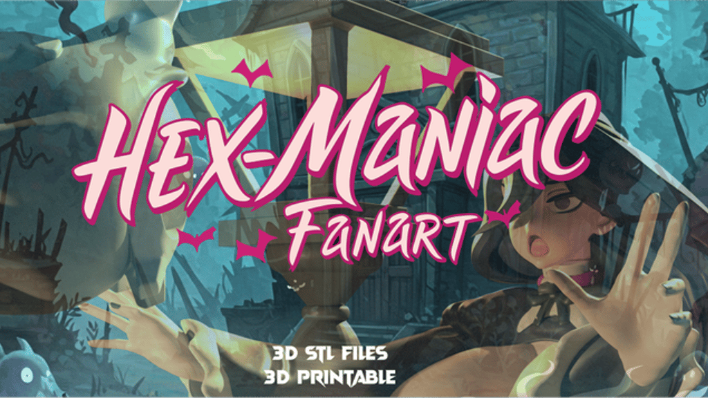 Maniac- Hex Fan art anime Collectable 3d Print STL file