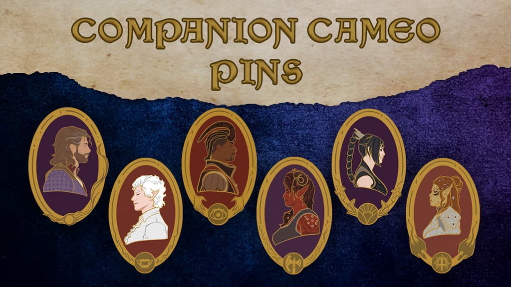 Companion Cameo Pins