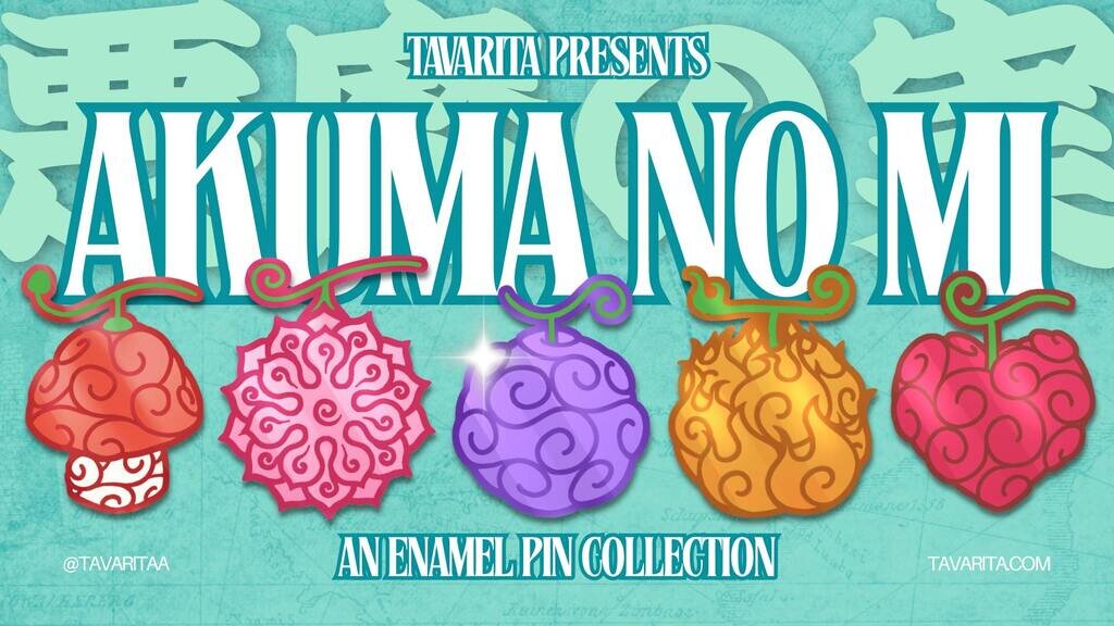Akuma no Mi: An Enamel Pin Collection