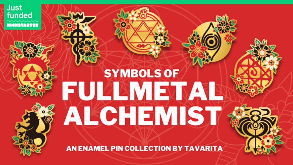 Symbols of Fullmetal Alchemist Enamel Pin Collection
