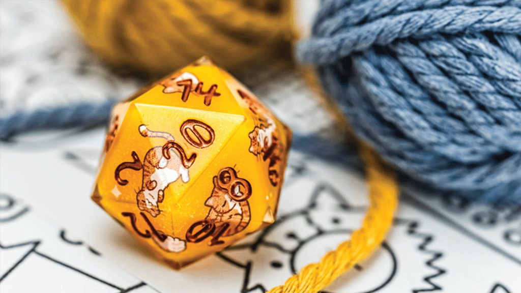 Crit Cats- Cat-themed Dice for Fun Felines and Cool Critters