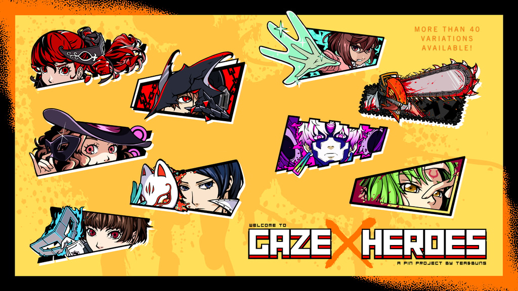[GAZE] x Heroes - An Enamel Pin Project